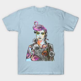 Flamingo Girl T-Shirt